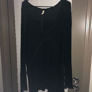 Free People Black Thermal